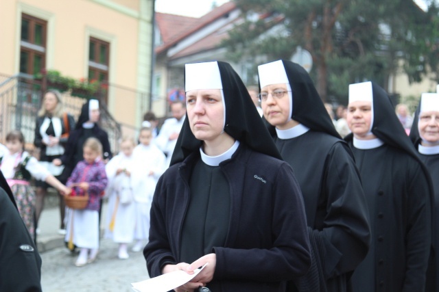 Procesja Bożego Ciała w parafii św. Elżbiety w Cieszynie