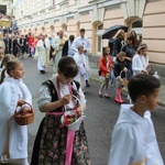 Procesja Bożego Ciała w parafii św. Elżbiety w Cieszynie