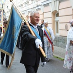 Procesja Bożego Ciała w parafii św. Elżbiety w Cieszynie