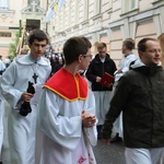 Procesja Bożego Ciała w parafii św. Elżbiety w Cieszynie