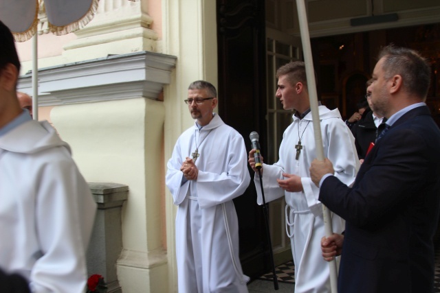 Procesja Bożego Ciała w parafii św. Elżbiety w Cieszynie