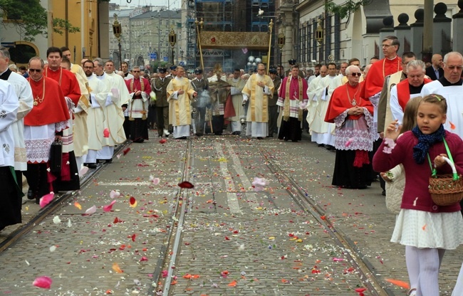 Centralna procesja Bożego Ciała we Wrocławiu