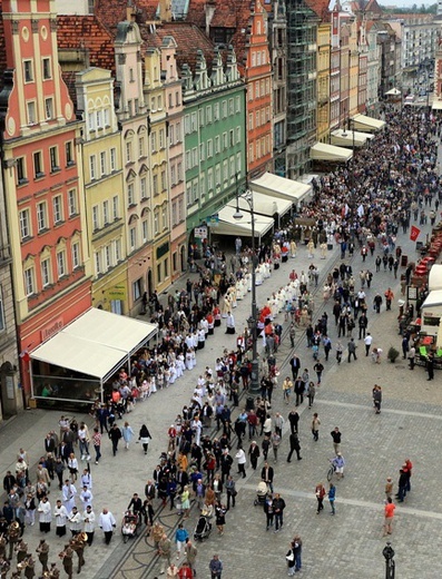 Centralna procesja Bożego Ciała we Wrocławiu