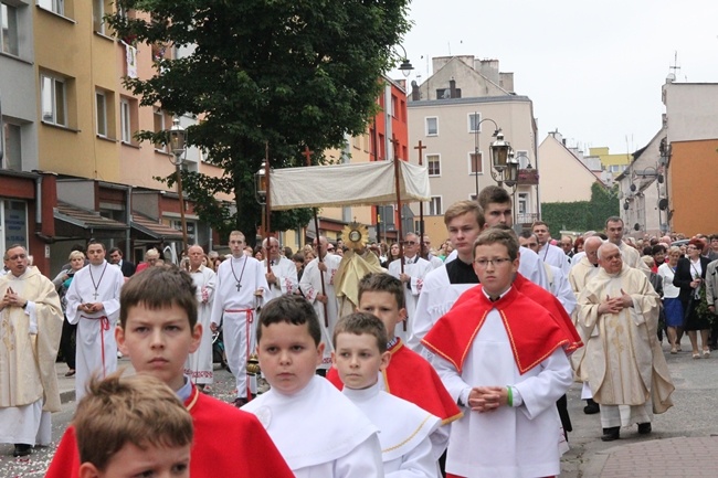 Procesja Bożego Ciała w Trzebnicy