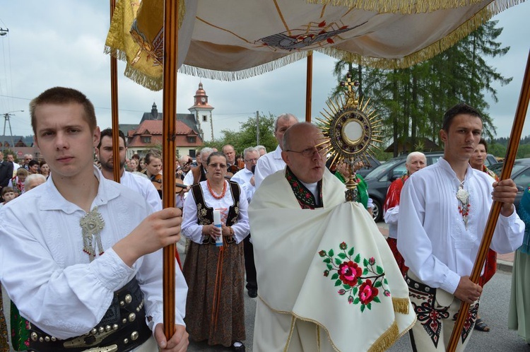 Boże Ciało 2016 - procesja w Miętustwie 