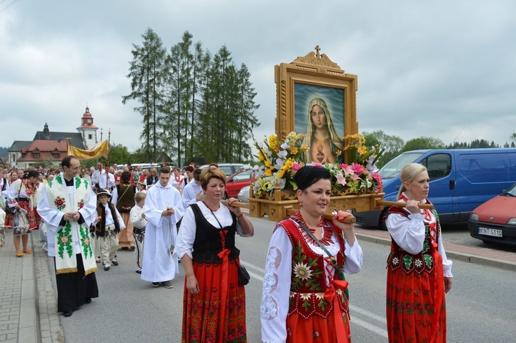 Boże Ciało 2016 - procesja w Miętustwie 