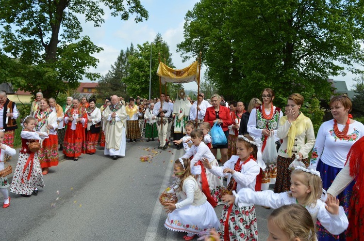 Boże Ciało 2016 - procesja w Miętustwie 