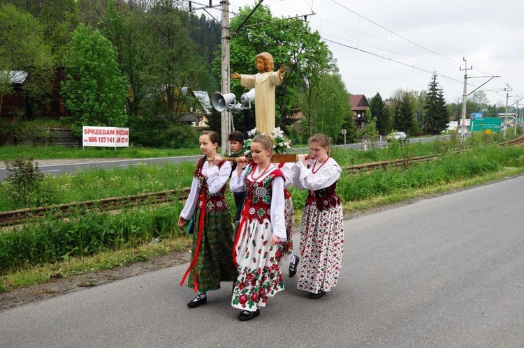 Boże Ciało 2016 - procesja w Poroninie