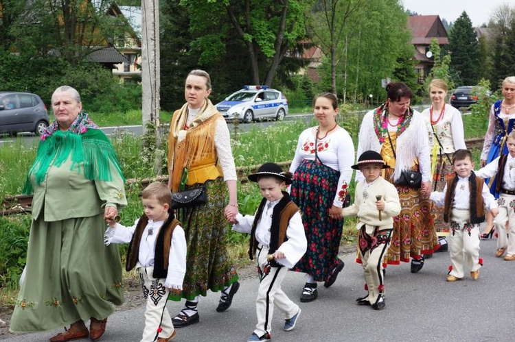 Boże Ciało 2016 - procesja w Poroninie