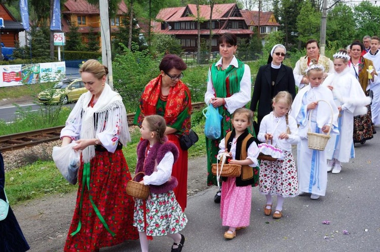 Boże Ciało 2016 - procesja w Poroninie