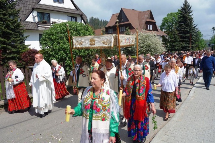 Boże Ciało 2016 - procesja w Poroninie