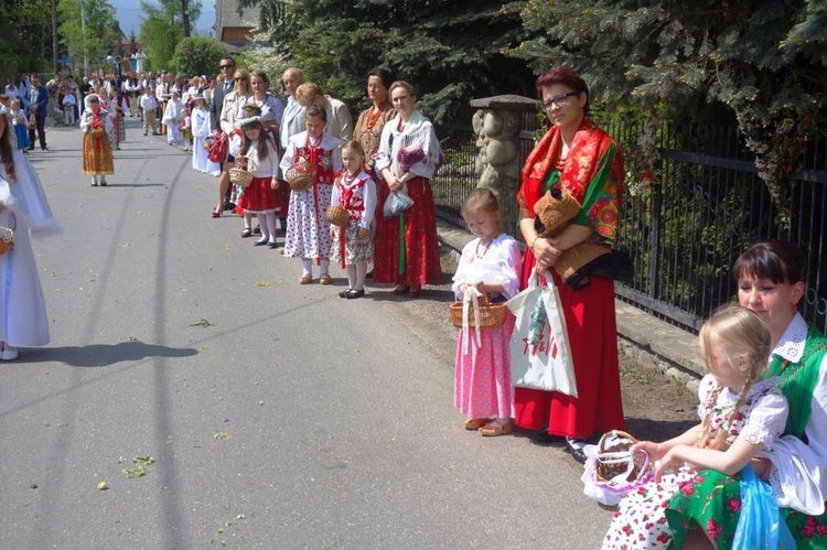 Boże Ciało 2016 - procesja w Poroninie