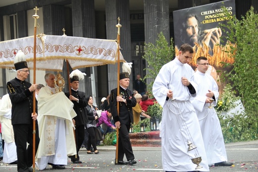 Procesja Bożego Ciała w Katowicach - 2016 r.