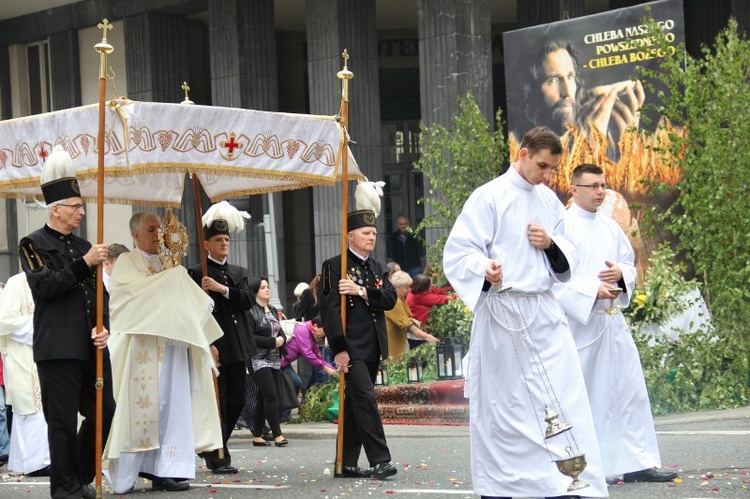 Procesja Bożego Ciała w Katowicach - 2016 r.