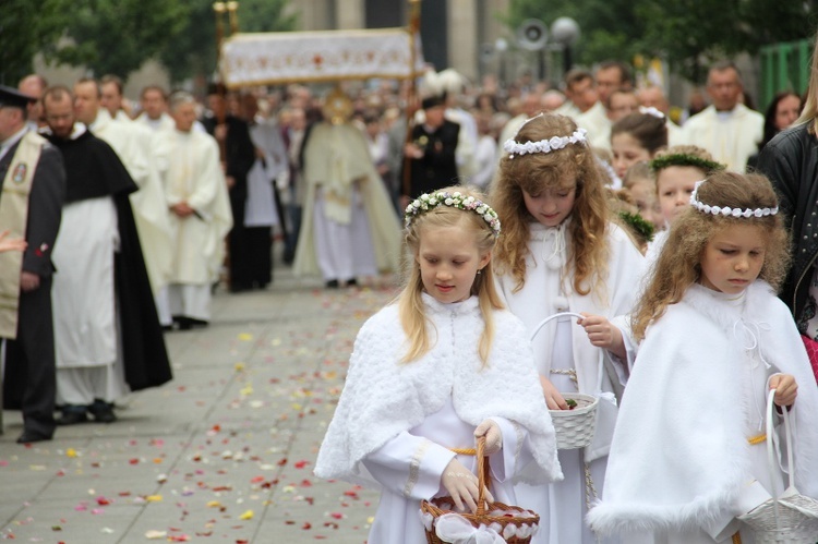 Procesja Bożego Ciała w Katowicach - 2016 r.