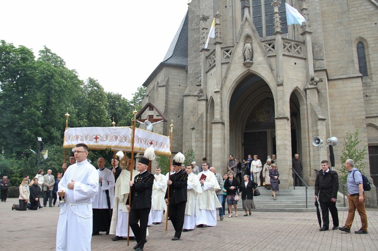 Procesja Bożego Ciała w Katowicach - 2016 r.