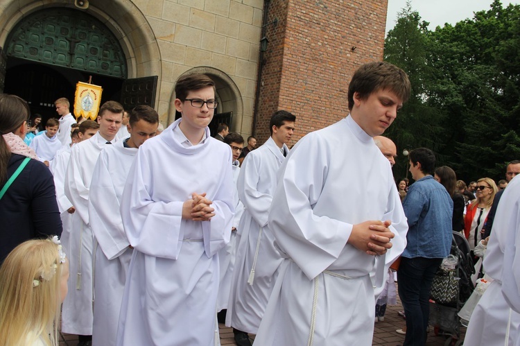 Procesja w Mościcach