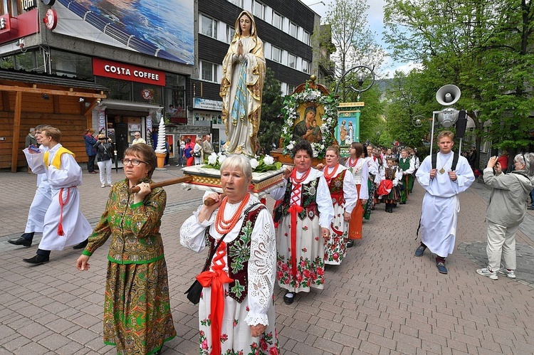 Boże Ciało 2016 - procesja w Zakopanem 