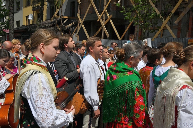 Boże Ciało 2016 - procesja w Zakopanem 