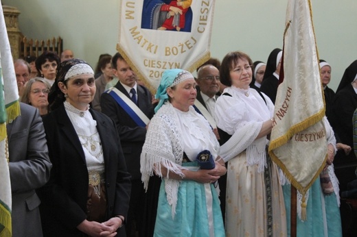 Procesja Bożego Ciała w parafii św. Marii Magdaleny w Cieszynie