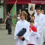 Procesja Bożego Ciała w parafii św. Marii Magdaleny w Cieszynie