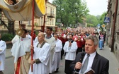 Procesja Bożego Ciała w parafii św. Marii Magdaleny w Cieszynie