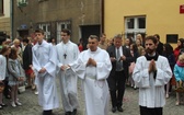 Procesja Bożego Ciała w parafii św. Marii Magdaleny w Cieszynie