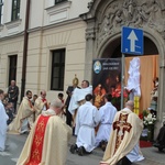 Procesja Bożego Ciała w parafii św. Marii Magdaleny w Cieszynie