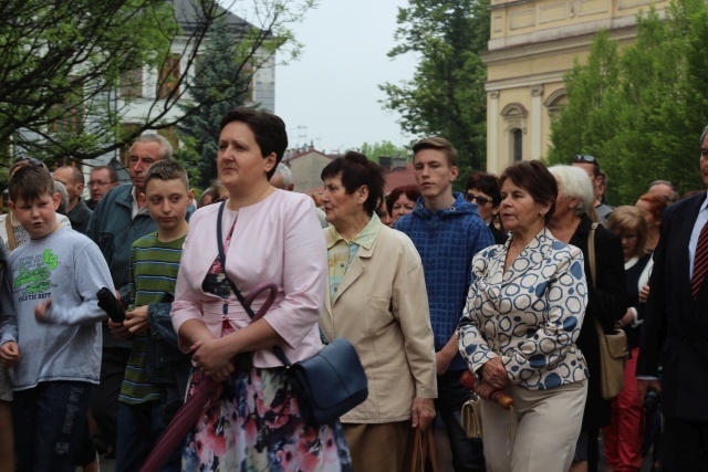 Procesja Bożego Ciała w parafii św. Marii Magdaleny w Cieszynie