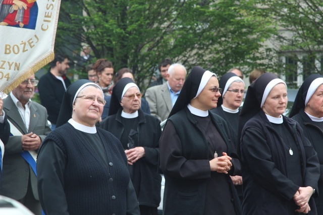 Procesja Bożego Ciała w parafii św. Marii Magdaleny w Cieszynie