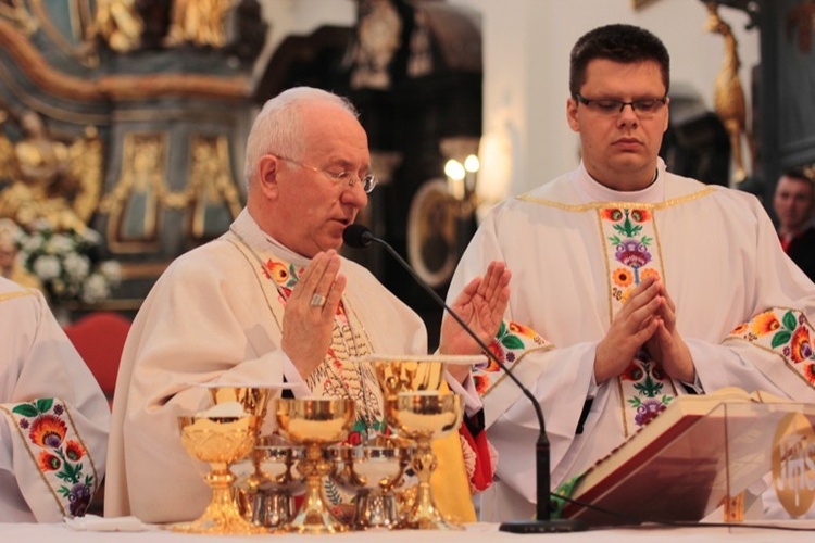 Boże Ciało w Łowiczu - Eucharystia