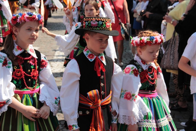 Boże Ciało w Łowiczu - Procesja