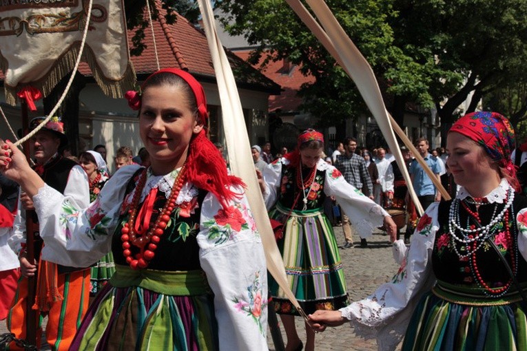 Boże Ciało w Łowiczu - Procesja