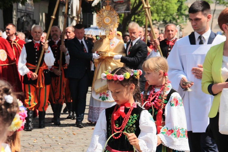 Boże Ciało w Łowiczu - Procesja