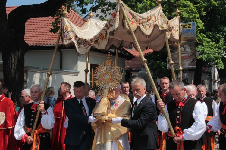 Boże Ciało w Łowiczu - Procesja