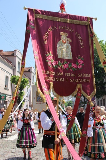 Boże Ciało w Łowiczu - Procesja