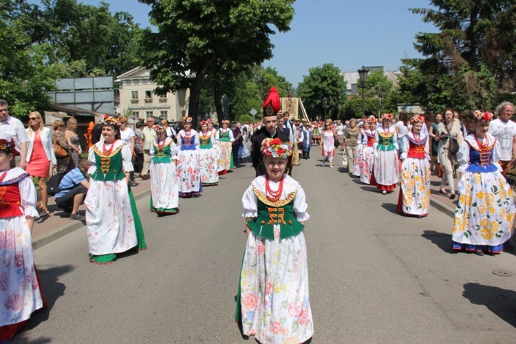 Boże Ciało w Łowiczu - Procesja