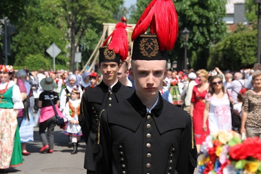 Boże Ciało w Łowiczu - Procesja