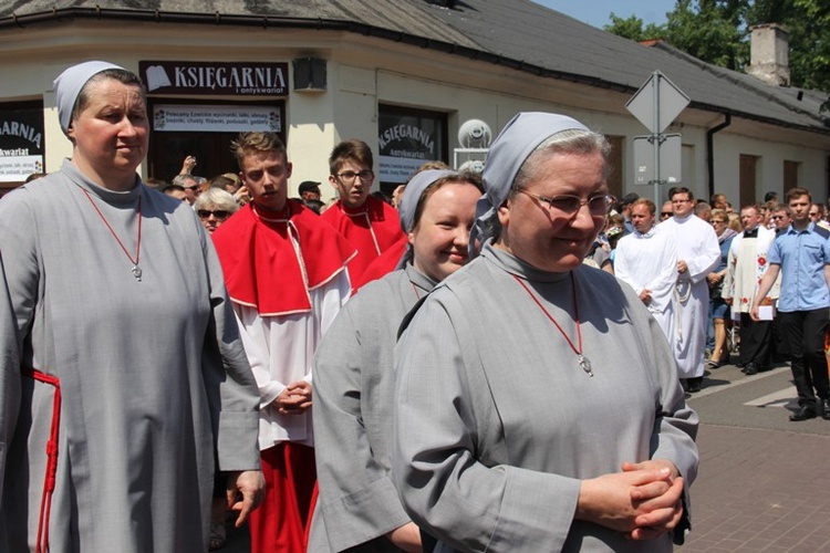 Boże Ciało w Łowiczu - Procesja