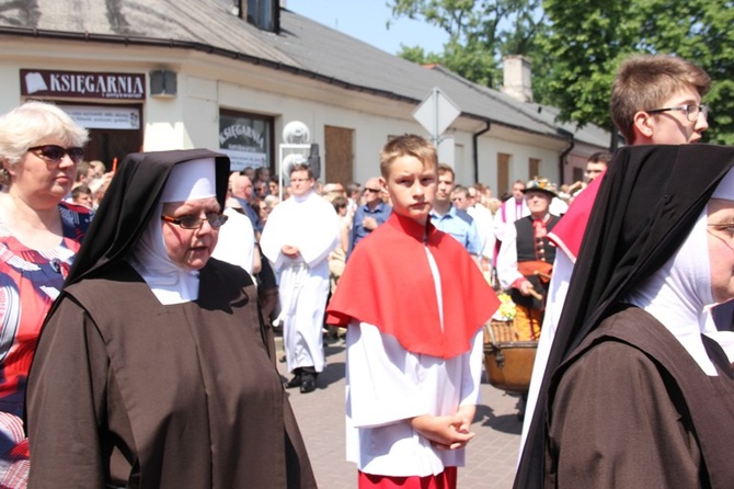 Boże Ciało w Łowiczu - Procesja