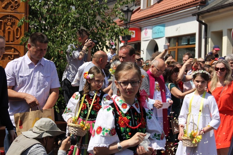 Boże Ciało w Łowiczu - Procesja