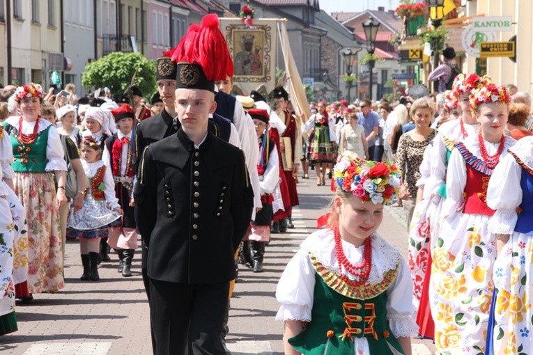 Boże Ciało w Łowiczu - Procesja