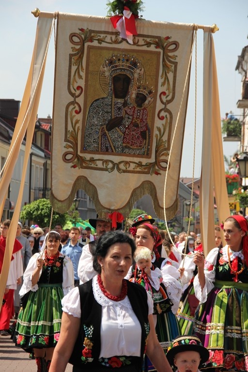 Boże Ciało w Łowiczu - Procesja