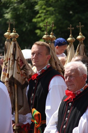 Boże Ciało w Łowiczu - Procesja