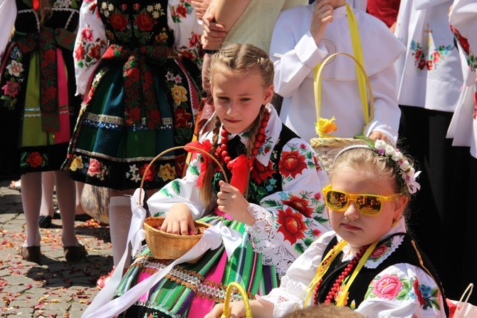 Boże Ciało w Łowiczu - Procesja