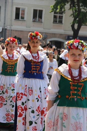 Boże Ciało w Łowiczu - Procesja