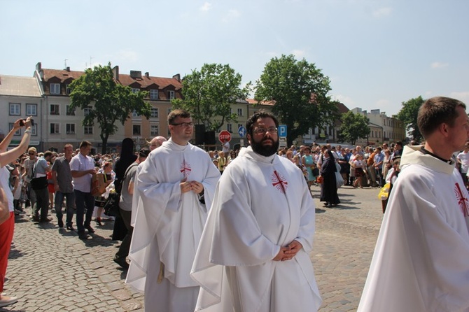 Boże Ciało w Łowiczu - Procesja