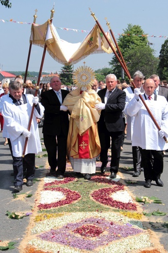 Procesja Bożego Ciała w Oporowie