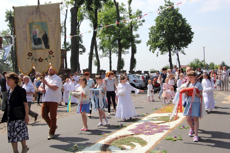 Procesja Bożego Ciała w Oporowie