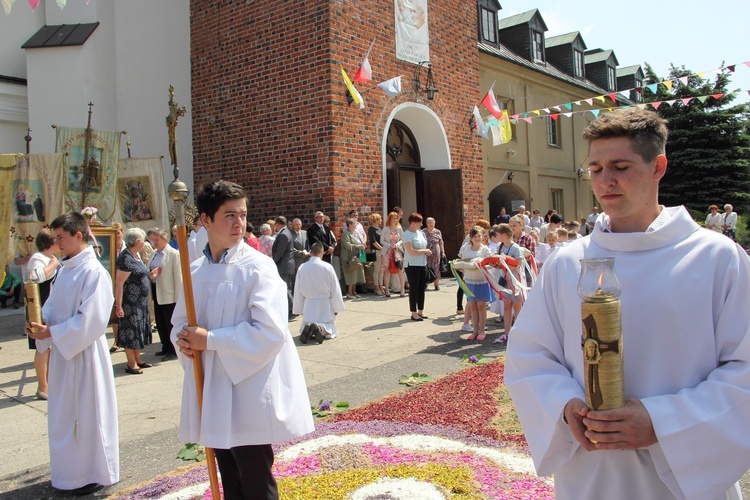 Procesja Bożego Ciała w Oporowie